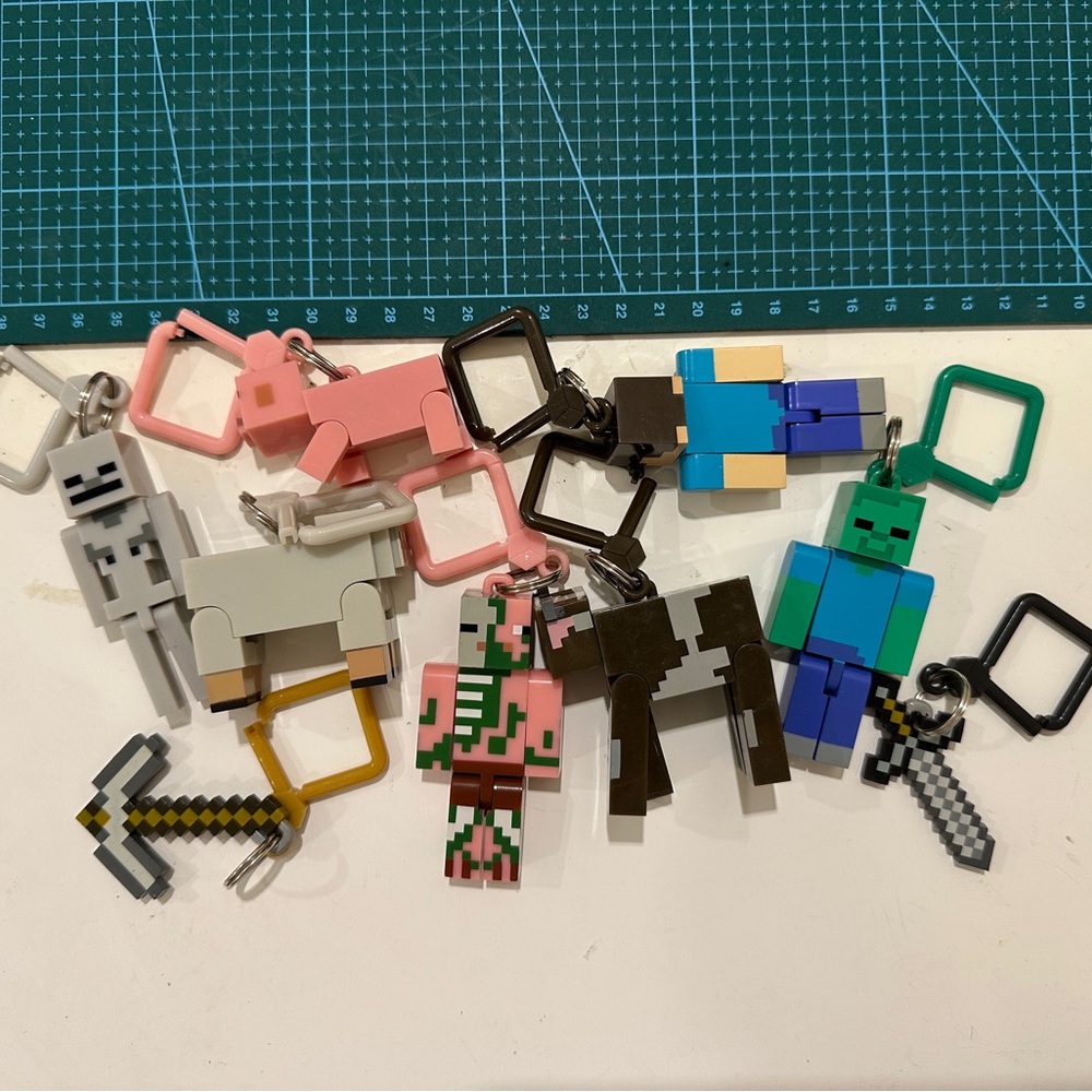 Minecraft Keychain Set